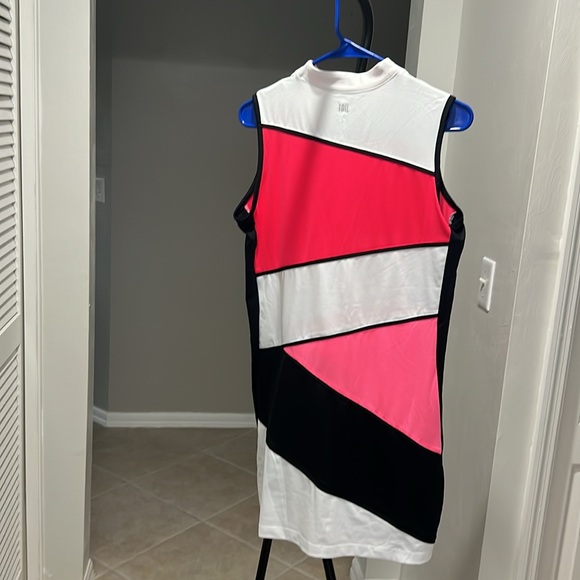 SALE  TAIL athletic dress with a splash of red white pink & Black - Picture 2 of 3